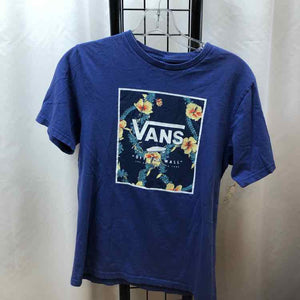 Vans Blue Logo Child Size 12/14 Girl's Shirt