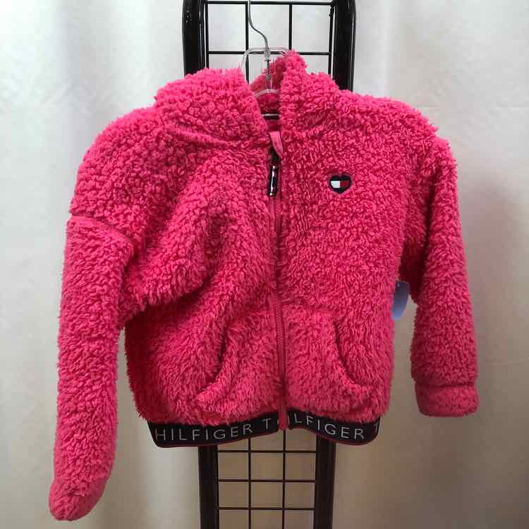 Tommy Hilfiger Pink Logo Child Size 6 Girl's Sweatshirt