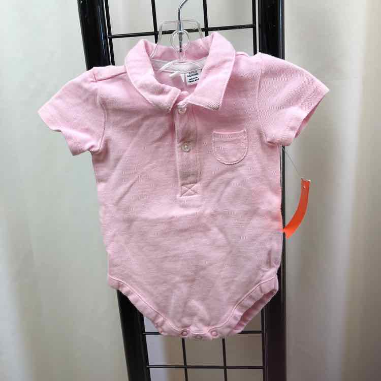Janie and Jack Pink Solid Child Size 0-3 m Boy's Shirt
