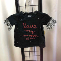 First Impressions Black Graphic Child Size 12 m Girl's Shirt