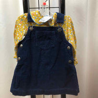 Boden Yellow Floral Child Size 6-12 m Girl's Dress