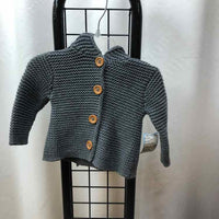 Gray Solid Child Size 6 m Boy's Sweater