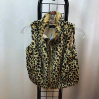 Crew Cuts Brown Animal Print Child Size 6/7 Girl's Vest