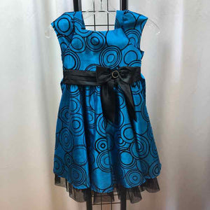 Jona Michelle Blue Patterned Child Size 6 Girl's Outfit