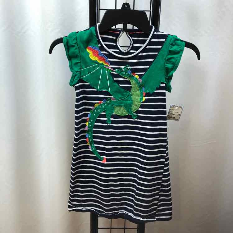 Black Patch Child Size 6 Girl's Dress