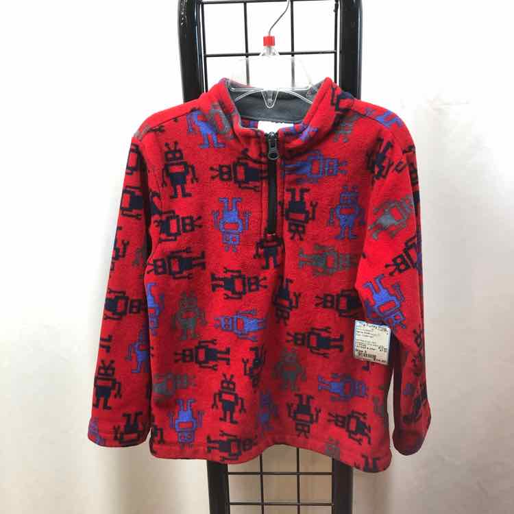 Hanna Andersson Red Patterned Child Size 3 Boy's Sweatshirt
