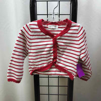 Pumpkin Patch Red Stripe Child Size 12-18 m Girl's Sweater
