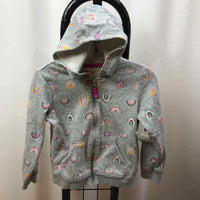 Cat & Jack Gray Patterned Child Size 5 Girl's Sweatshirt