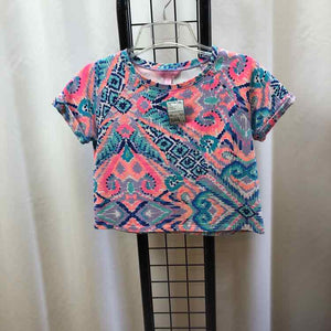 Lilly Pulitzer Pink Patterned Child Size 12/14 Girl's Shirt