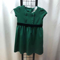 Gymboree Green Solid Child Size 7 Girl's Dress