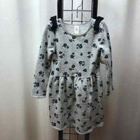 Carter's Gray Floral Child Size 5 Girl's Dress