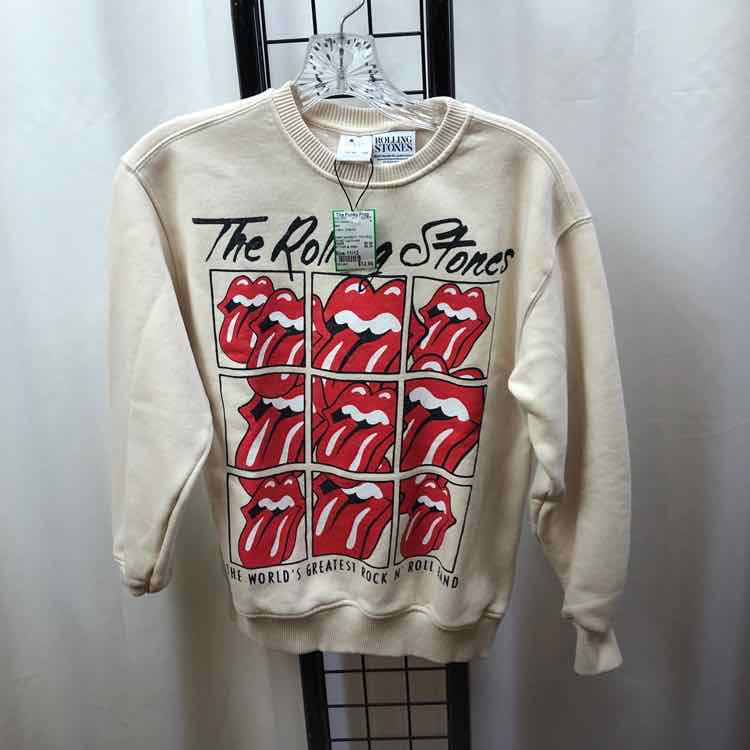 Zara Cream Graphic Child Size 11/12 Girl's Sweatshirt