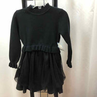 Black Solid Child Size 3 Girl's Dress