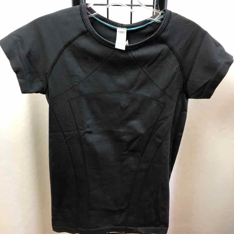 Ivivva Black Solid Child Size 12 Girl's Shirt