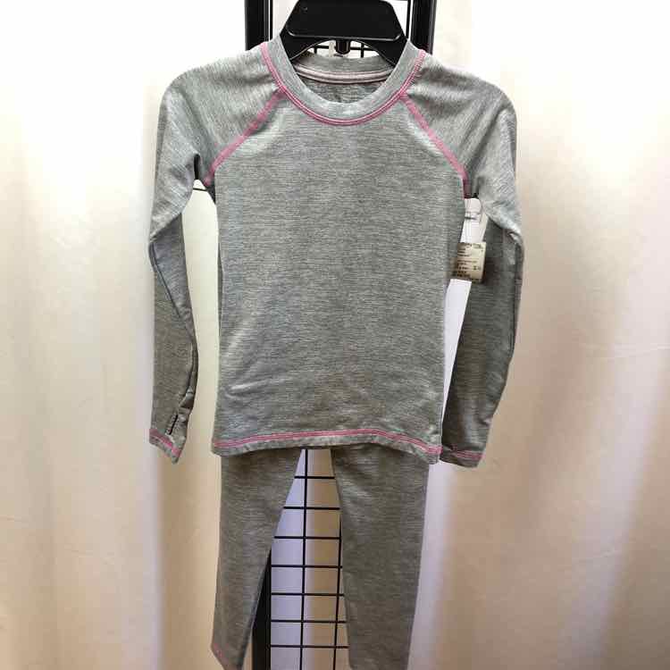 All in Motion Gray Heathered Child Size 6/6X Girl's Pajamas