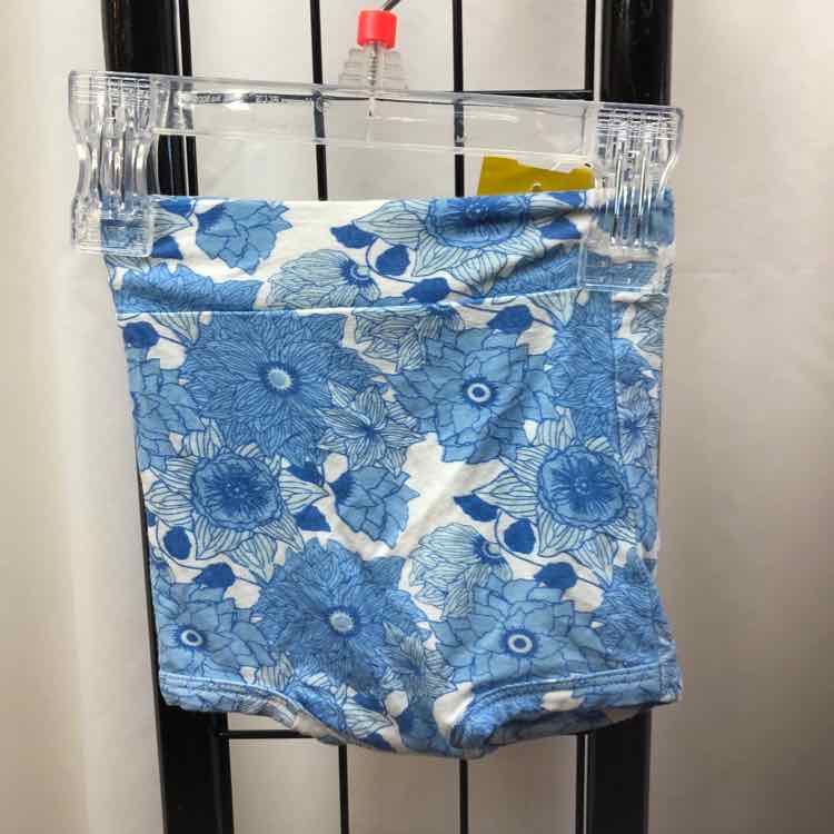 Kate Quinn orangics Blue Floral Child Size 3-6 Months Girl's Pants