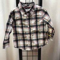 Gymboree Black Plaid Child Size 12-18 m Boy's Shirt