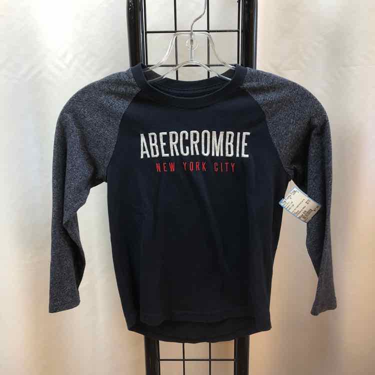 Abercrombie Navy Logo Child Size 5/6 Boy's Shirt