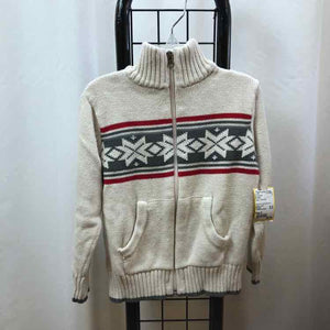 Old Navy Cream Patterned Child Size 5 Boy's Sweater