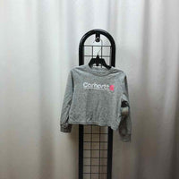 Carhartt Gray Logo Child Size 5 Girl's Shirt