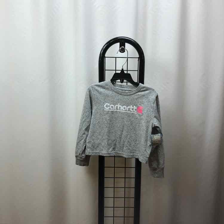Carhartt Gray Logo Child Size 5 Girl's Shirt