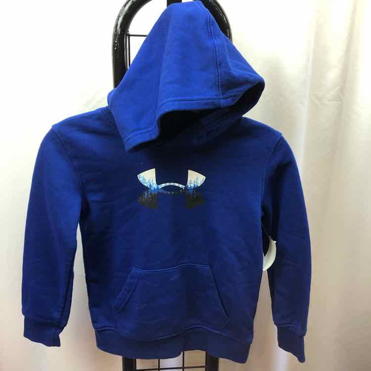 Under Armour Blue Logo Child Size 6 Boy's Sweatshirt