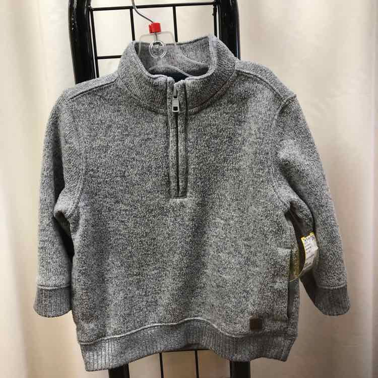 Janie and Jack Gray Solid Child Size 12-18 m Boy's Sweatshirt