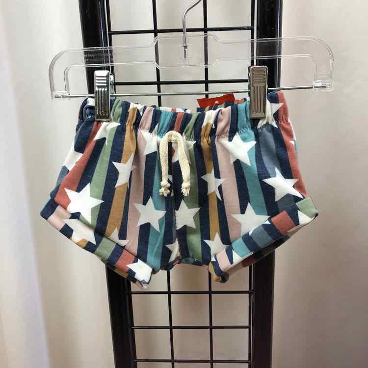 The Teacam Collection Multi-Color Stars Child Size 4 Girl's Shorts