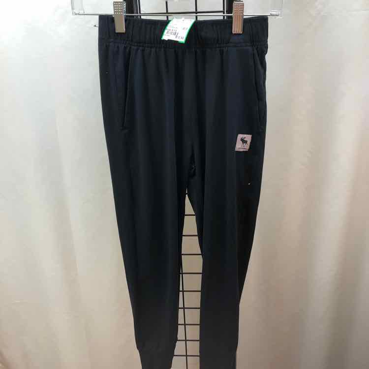 Abercrombie Black Solid Child Size 9/10 Boy's Pants