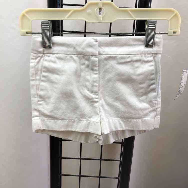Crew Cuts White Solid Child Size 2 Girl's Shorts