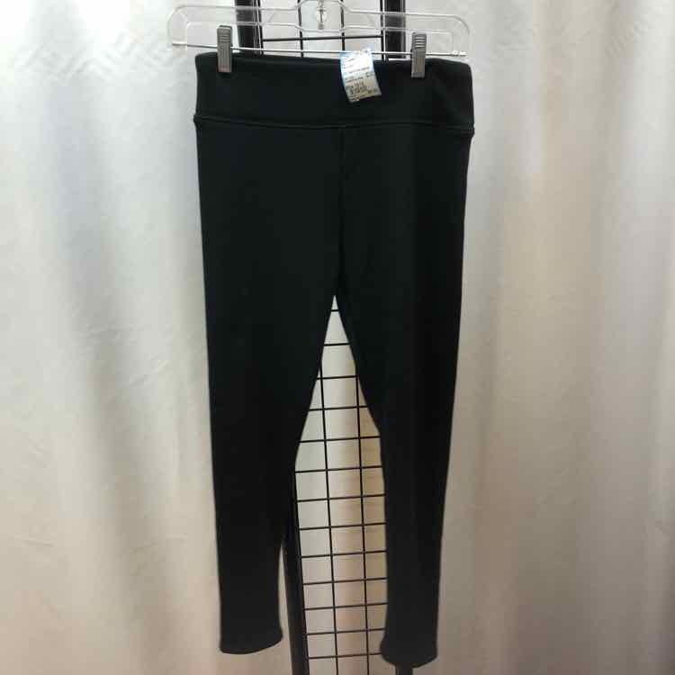 SO Black Solid Child Size 10/12 Girl's Leggings