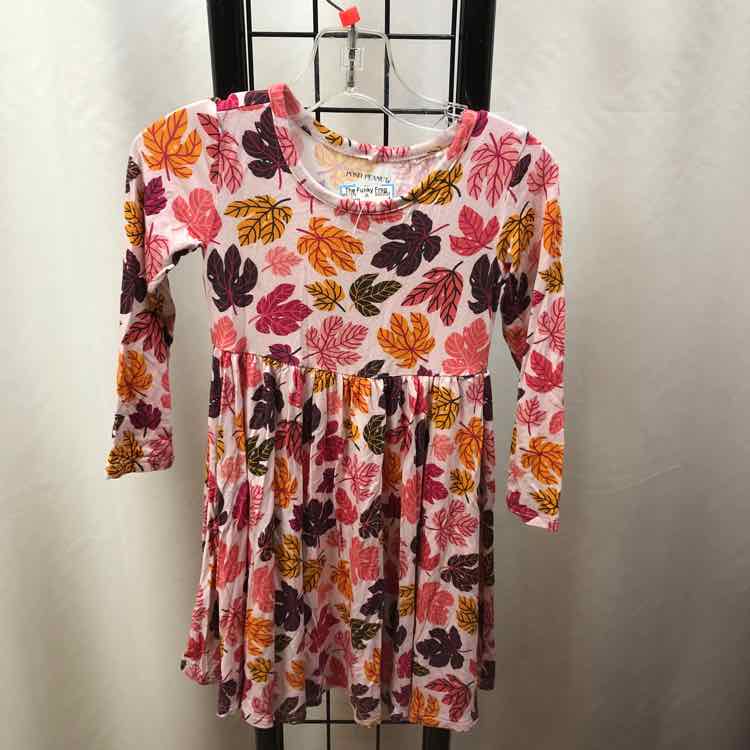 Posh and Pretty Pink Floral Child Size 2 Girl's Dress