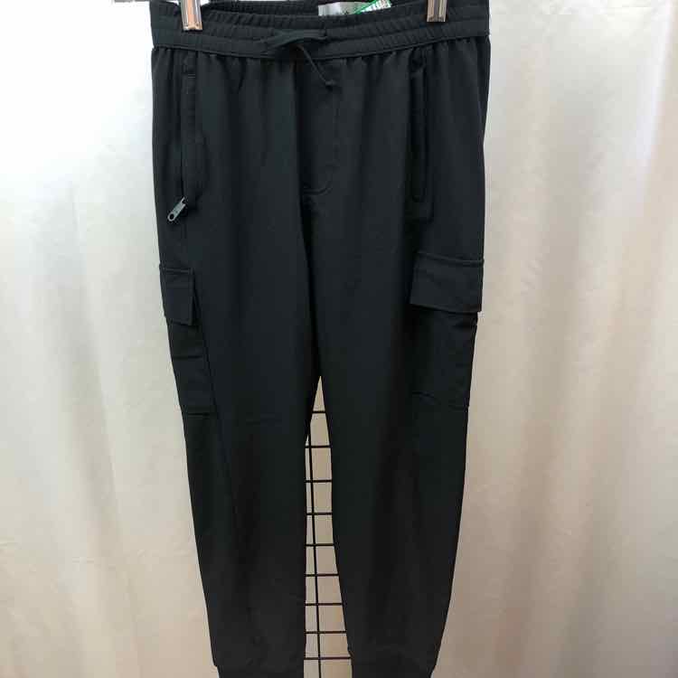 Abercrombie Black Solid Child Size 9/10 Boy's Pants