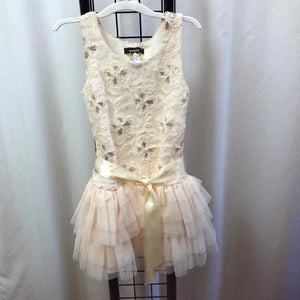 Zunie Pale Pink Sequin Child Size 6 Girl's Dress