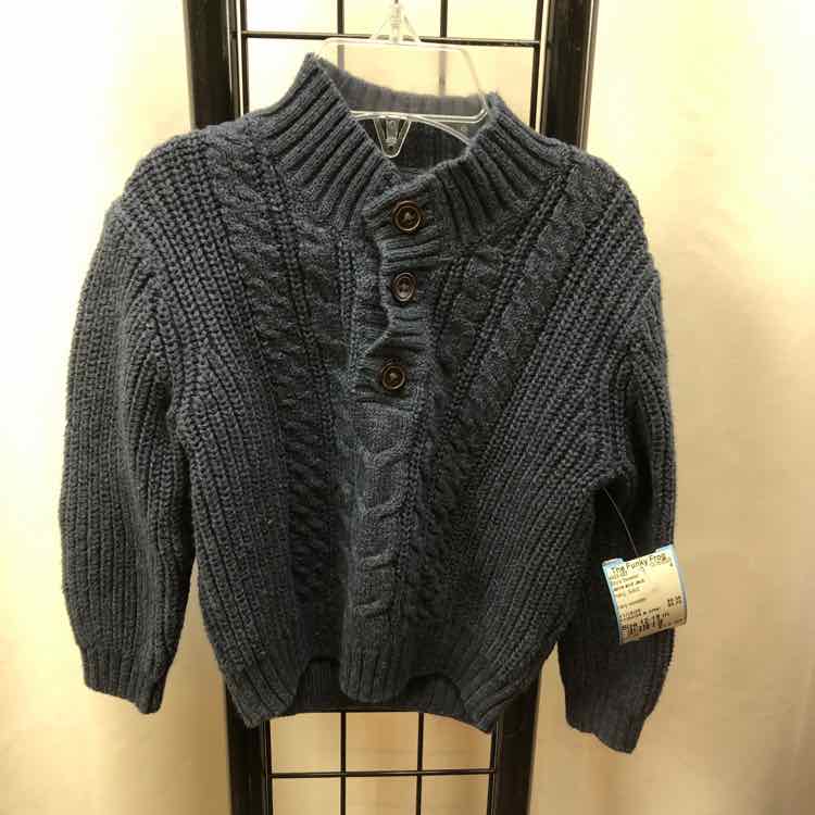 Janie and Jack Navy Solid Child Size 12-18 m Boy's Sweater