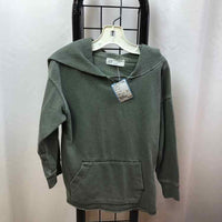 H & M Green Solid Child Size 4/6 Boy's Sweatshirt

