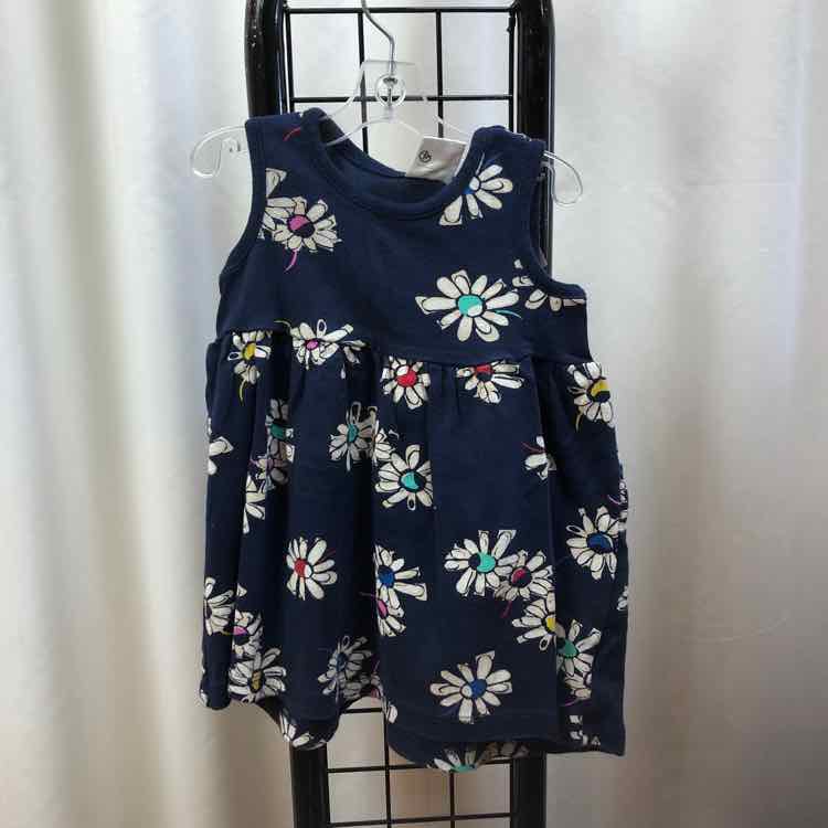 Hanna Andersson Navy Floral Child Size 18-24 m Girl's Dress