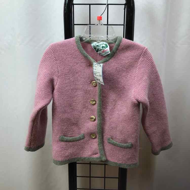 Pink Solid Child Size 3 Girl's Sweater