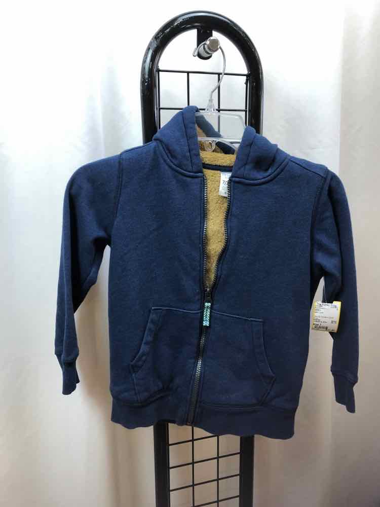 Carter's Navy Solid Child Size 7 Boy's Sweatshirt