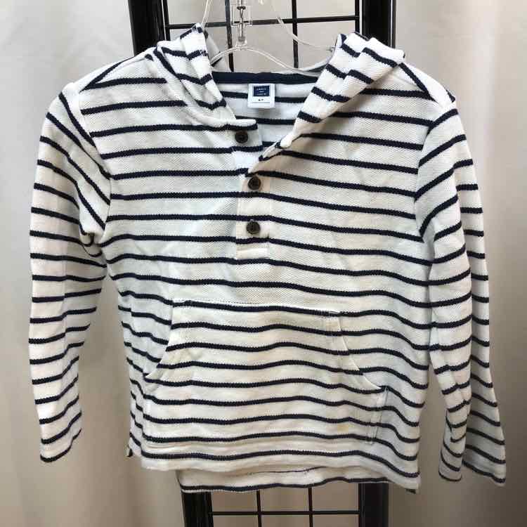 Janie and Jack Navy Stripe Child Size 2 Boy's Shirt