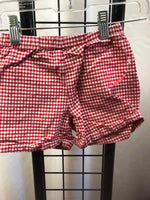 Pigollino Red Checkered Child Size 4 Boy's Shorts
