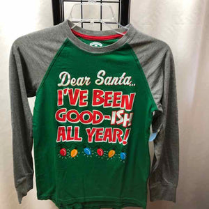 Green Christmas Child Size 10/12 Girl's Shirt