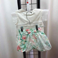 Mayoral White Floral Child Size 5 Girl's Outfit
