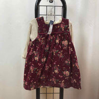 Ralph Lauren Red Floral Child Size 18-24 m Girl's Dress