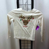 Holiday Time White Christmas Child Size 6/6X Girl's Shirt