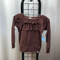Lulu & Roo Red Flecked Child Size 4 Girl's Shirt