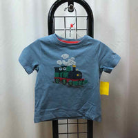 Mini Boden Blue Graphic Child Size 2/3 Boy's Shirt