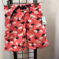 Janie and Jack Pink Patterned Child Size 5 Boy's Swimwear