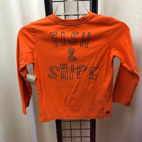 Tea Orange Graphic Child Size 7 Boy's Shirt
