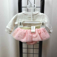 Cat & Jack White Patch Child Size Newborn Girl's Outfit
